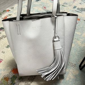 Vince Camuto White Tote Bag